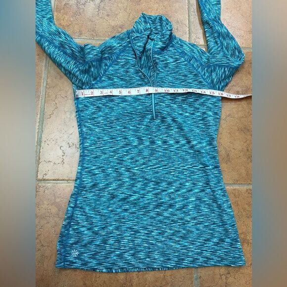 Athleta Mendoza 1/2 Zip Pullover Top Shirt Midlayer Size XS - Picture 8 of 9